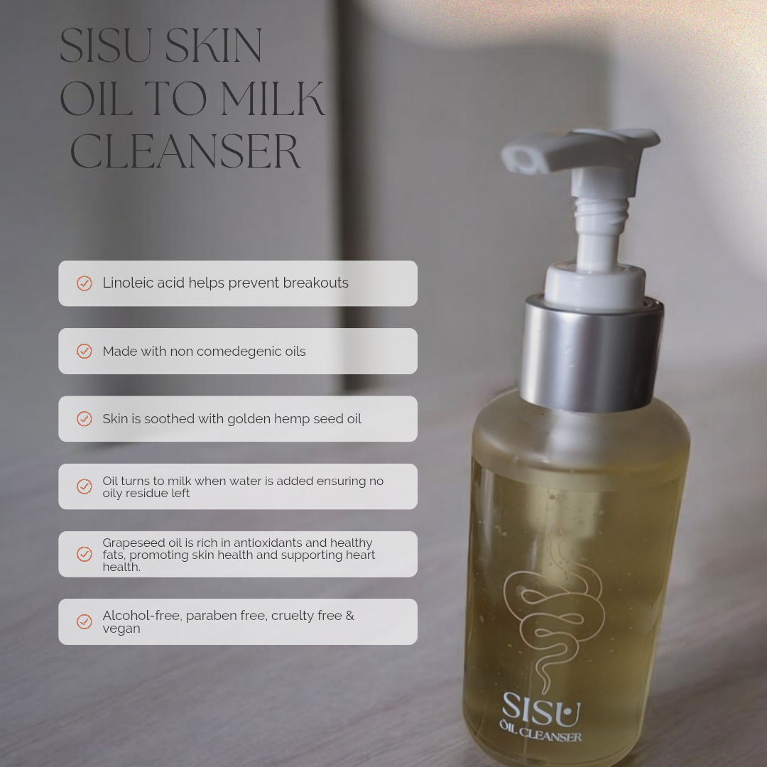OIL CLEANSER & MICROFIBER CLEANSING CLOTH