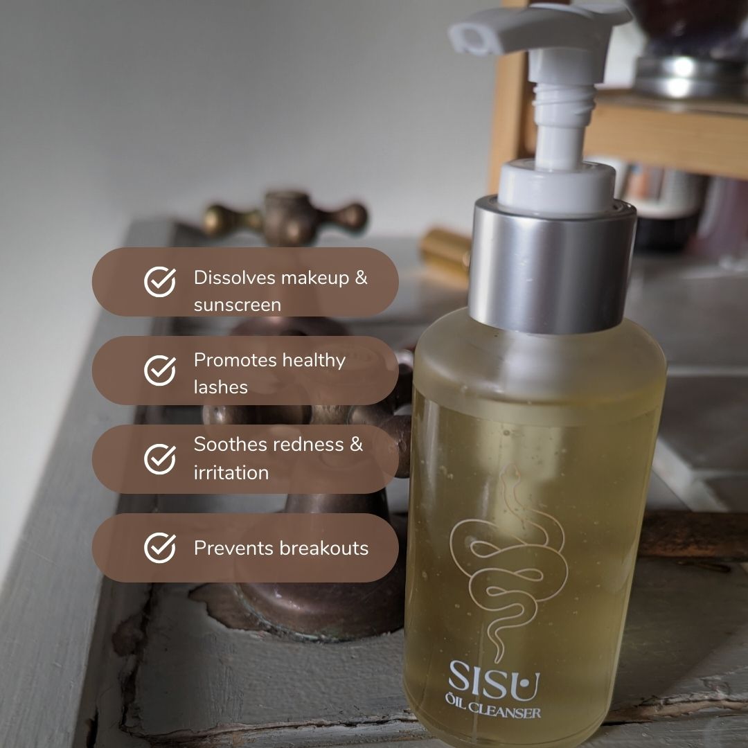 An oil cleanser with hemp seed, grape seed, and pumpkin seed oils effectively melts away sunscreen, makeup, and excess oil. Its lightweight formula dissolves impurities, unclogs pores, and deeply cleanses without stripping, leaving acne-prone skin refreshed and balanced.