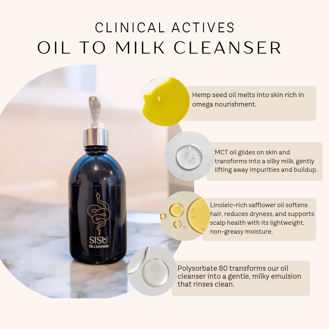 OIL CLEANSER & MICROFIBER CLEANSING CLOTH