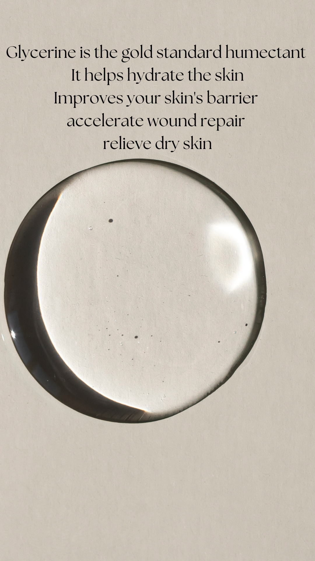 Glycerine for the face is a powerful humectant that attracts moisture to the skin, keeping it hydrated and soft. It helps maintain a healthy skin barrier, promoting smooth, plump, and youthful-looking skin.

