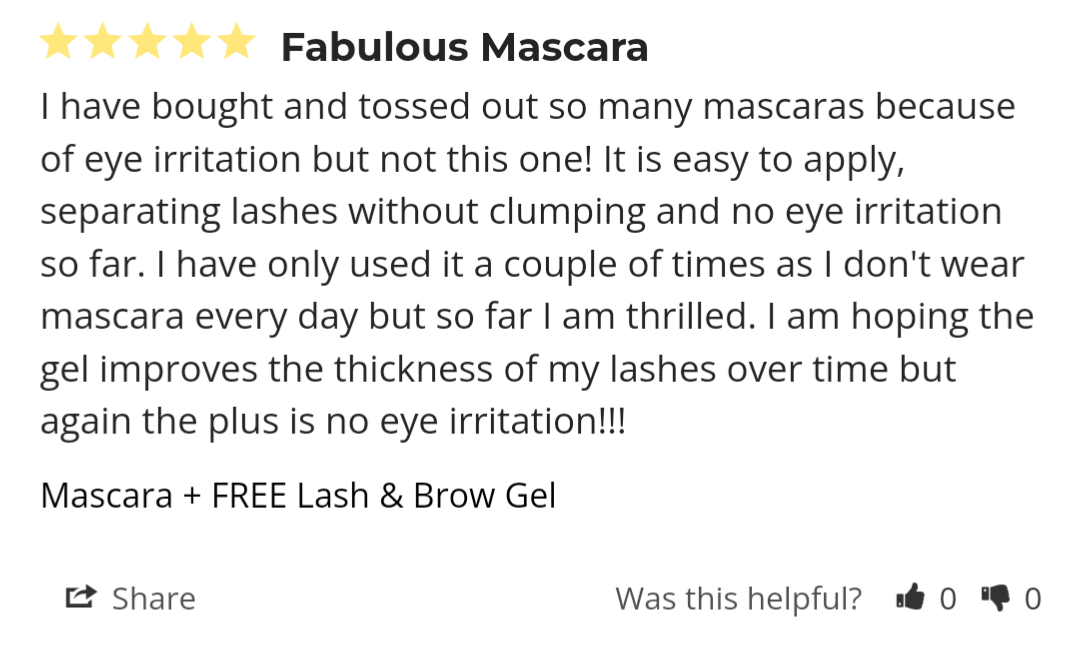 Mascara & free lash gel duo